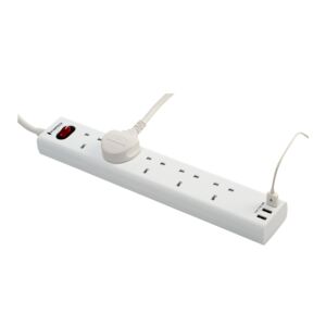 EXT. CORD 5WAY 3MTR WITH 3USB ON/OFF EXT. CORD 5WAY 3MTR WITH 3USB ON/OFF